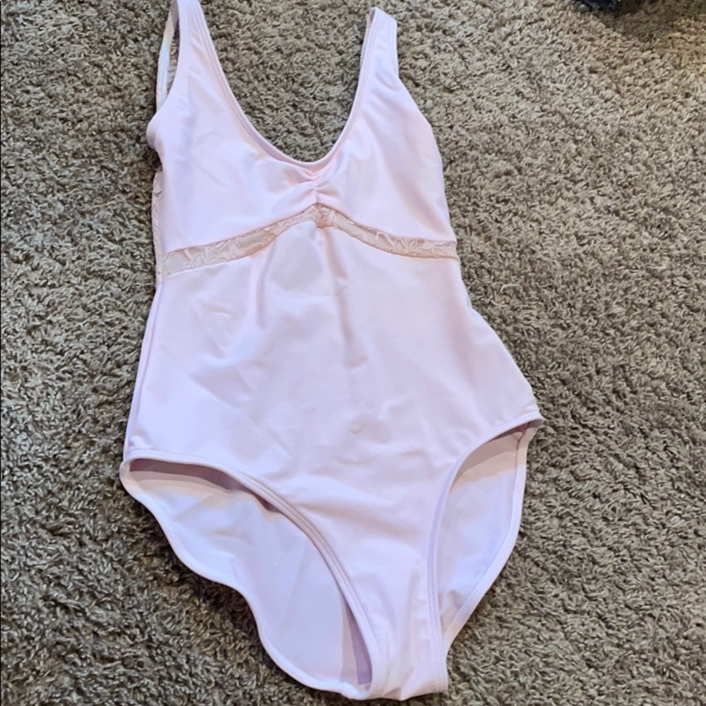Class In Front Insert Mesh Leotard